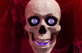 Dwelling Depot has a brand new animatronic model of Skelly the skeleton