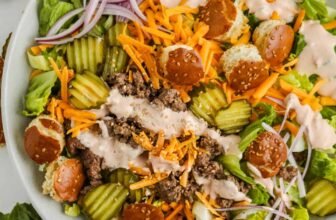Huge Mac Salad (Cheeseburger Salad)